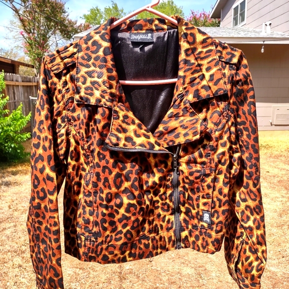 Sourpuss Jackets & Blazers - Sourpuss leopard jacket
